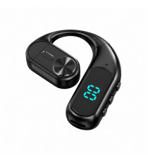 Auricolare Bluetooth Mono Blue Star Hook Nero con Display batteria fino a 25h di conversazione bluetooth 5.5 stabile e veloce