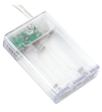 Catena luminosa a batteria 3AA con luci a renna 20 led 3mt - luce calda 3000K,IP20 da interno