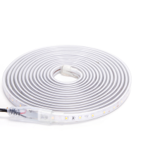 Striscia led solare 3mt + 2mt cavo 6500K Luce fredda 30W 300lumen IP65 da esterno - 60 LEDs/m 2835 (3.2V/150mA) durata max. 14h