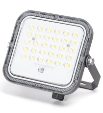 Faro led con pannello solare 50W 500 lumen CCT serie 09 2mt 3000K/4000K/6500K IP66 Monocristallino Dimmerabile L153xW141xH38mm