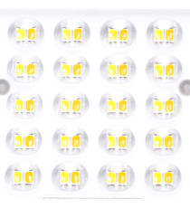 Faro led con pannello solare 50W 500 lumen CCT serie 09 2mt 3000K/4000K/6500K IP66 Monocristallino Dimmerabile L153xW141xH38mm