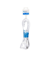 Prulunga 3 metri tipo tialiana spina:10A 250V presa:10A 250V 2P+E filo: H05VV-F 3G0.75mm IP20 uso interno