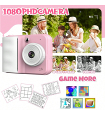Fotocamera digitale con stampante istantanea S7 Blu  - Stampa istantanea delle fotografie su carta adesiva o normale