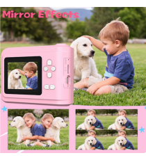 Fotocamera digitale con stampante istantanea S7 Blu  - Stampa istantanea delle fotografie su carta adesiva o normale
