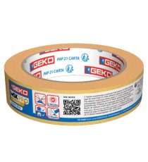 Nastro mascheratura PRO Perfect - per lavori di precisione - 2,5 cm x 50 m - carta washi - oro - Geko - conf. 6 pezzi
