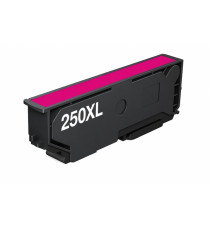 Cartuccia 250XLM magenta alta capacità C13T16P34010 compatibile per Epson Expression Photo XP-980 740 pagine