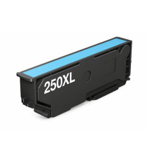 Cartuccia 250XLLC light ciano alta capacità C13T16P54010 compatibile per Epson Expression Photo XP-980 740 pagine