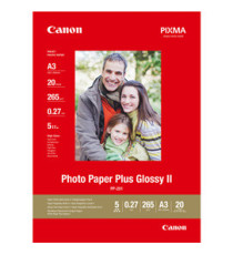 Canon - Carta fotografica Plus Glossy II PP-201 - A3 - 20 Fg - 265gr - 2311B020