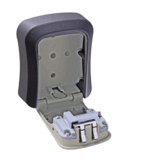 Cassetta di sicurezza per chiavi - combinazione meccanica - 9,5 x 11,5 x 4 cm - metallo - nero/grigio - Valex