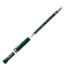 Matita in grafite castell 9000 Extender - gradazione B - Faber-Castell - set regalo con temperamatite