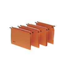 Cartella sospesa Signaletic - cassetto - interasse 33 cm - fondo U 30 mm - 33x25 cm - arancione - Rexel