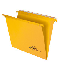 Cartelle sospese Joker - cassetto - interasse 33 cm - fondo V -  31,2 x 25 cm - colori assortiti - Bertesi - conf. 10 pe