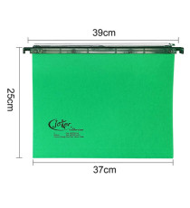 Cartelle sospese Joker - cassetto - interasse 39 cm - fondo V - 37 x 25 cm - colori assortiti - Bertesi - conf. 10 pezzi
