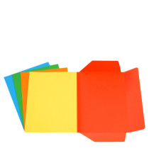 Cartellina 3 lembi - 200 gr - 25 x 34,5 cm - cartoncino bristol - 5 colori assortiti - Starline - conf. 25 pezzi