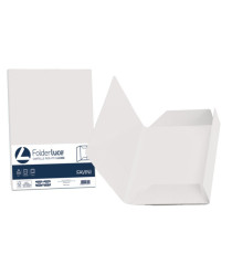 Cartellina 3 lembi Acqua - 200 gr - A4 - cartoncino bristol - bianco - Favini - conf. 25 pezzi