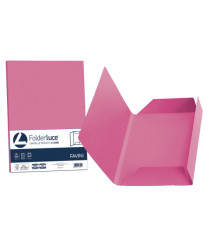 Cartellina 3 lembi Luce - 200 gr - A4 - cartoncino bristol - ciclamino - Favini - conf. 25 pezzi