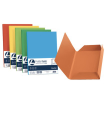 Cartellina 3 lembi Luce - 200 gr - A4 - cartoncino bristol - mix 5 colori - Favini - conf. 25 pezzi