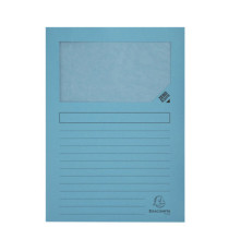 Cartellina a L con finestra Forever - 130g - A4 - colori assortiti - Exacompta - conf. 10 pezzi