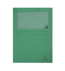 Cartellina a L con finestra Forever - 130g - A4 - colori assortiti - Exacompta - conf. 10 pezzi