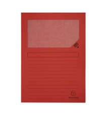 Cartellina a L con finestra Forever - 130g - A4 - colori assortiti - Exacompta - conf. 10 pezzi