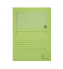 Cartellina a L con finestra Forever - 130g - A4 - colori assortiti - Exacompta - conf. 10 pezzi