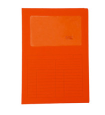 Cartellina a L con finestra Sintex - 120 gr - A4 - rosso - Blasetti - conf. 50 pezzi