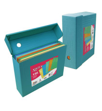 Cartellina a L con finestra Sintex - 120 gr- A4 - colori assortiti - Blasetti - SintexBox da 150 pezzi
