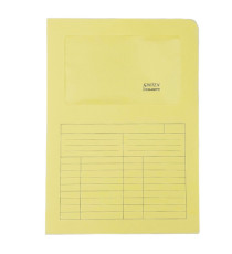 Cartellina a L con finestra Sintex - 120 gr- A4 - colori assortiti - Blasetti - SintexBox da 150 pezzi