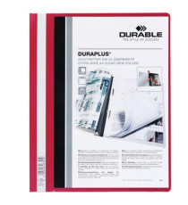 Cartellina ad aghi Duraplus - A4 - PP - rosso - Durable