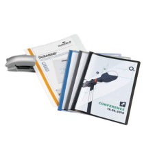Cartellina per rilegatura Durabind - A4 - PVC - grigio - Durable