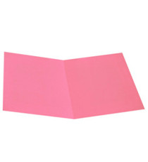 Cartellina semplice - 145 gr - 25 x 34 cm - rosa - cartoncino manilla - Cartotecnica del Garda - conf. 100 pezzi