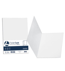 Cartellina semplice Acqua - 200 gr - A4 - bianco - cartoncino bristol - Favini - conf. 50 pezzi