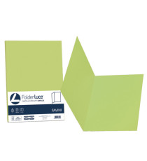 Cartellina semplice Luce - 200 gr - A4 - pistacchio - cartoncino bristol - Favini - conf. 50 pezzi