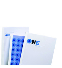 Cartelline termiche Business Line - 1,5 mm - leather bianco - GBC - scatola 100 pezzi