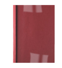 Cartelline termiche Business Line - 3 mm - leather rosso - GBC - scatola 100 pezzi