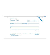 Cartolina raccomandata A/R - con adesivo rimovibile - 10 x 20cm - Edipro - conf. 100 cartoline