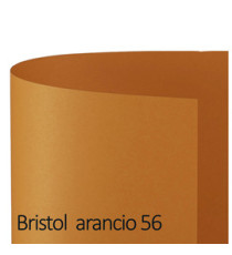 Cartoncino Bristol Color - 70 x 100 cm - 200 gr - arancio 56 - Favini - conf. 10 pezzi