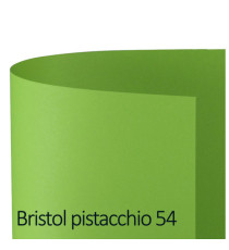Cartoncino Bristol Color - 70 x 100 cm - 200 gr - pistacchio 54 - Favini - conf. 10 pezzi