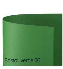 Cartoncino Bristol Color - 70 x 100 cm - 200 gr - verde 60 - Favini - conf. 10 pezzi
