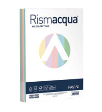 Carta Rismacqua - A3 - 140 gr - mix 5 colori - Favini - conf. 200 fogli