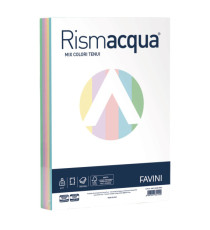 Carta Rismacqua - A3 - 90 gr - mix 5 colori - Favini - conf. 300 fogli