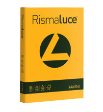 Carta Rismaluce - A4 - 140 gr - giallo oro 52 - Favini - conf. 200 fogli