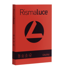 Carta Rismaluce - A4 - 140 gr - rosso scarlatto 61 - Favini - conf. 200 fogli