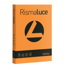Carta Rismaluce - A4 - 200 gr - arancio 56 - Favini - conf. 125 fogli