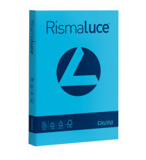 Carta Rismaluce - A4 - 200 gr - azzurro 55 - Favini - conf. 125 fogli