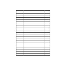 Carta uso bollo - A4 - 80 gr - 1 rigo - c/margine - bianco - Sabacart - conf. 500 fogli