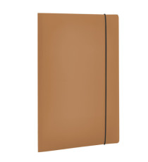 Cartella 3 lembi con elastico HOLOS - A4 - PP - marrone - Fellowes