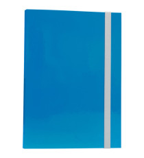 Cartella progetto - con elastico - dorso 3 cm - azzurro - Starline