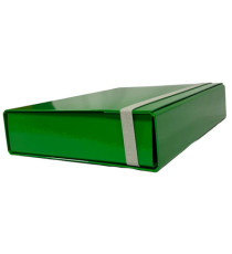 Cartella progetto - con elastico - dorso 7 cm - verde - Starline