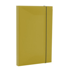 Cartella progetto con elastico HOLOS - 34,5 x 23,5 cm - dorso 3 cm - verde - Fellowes